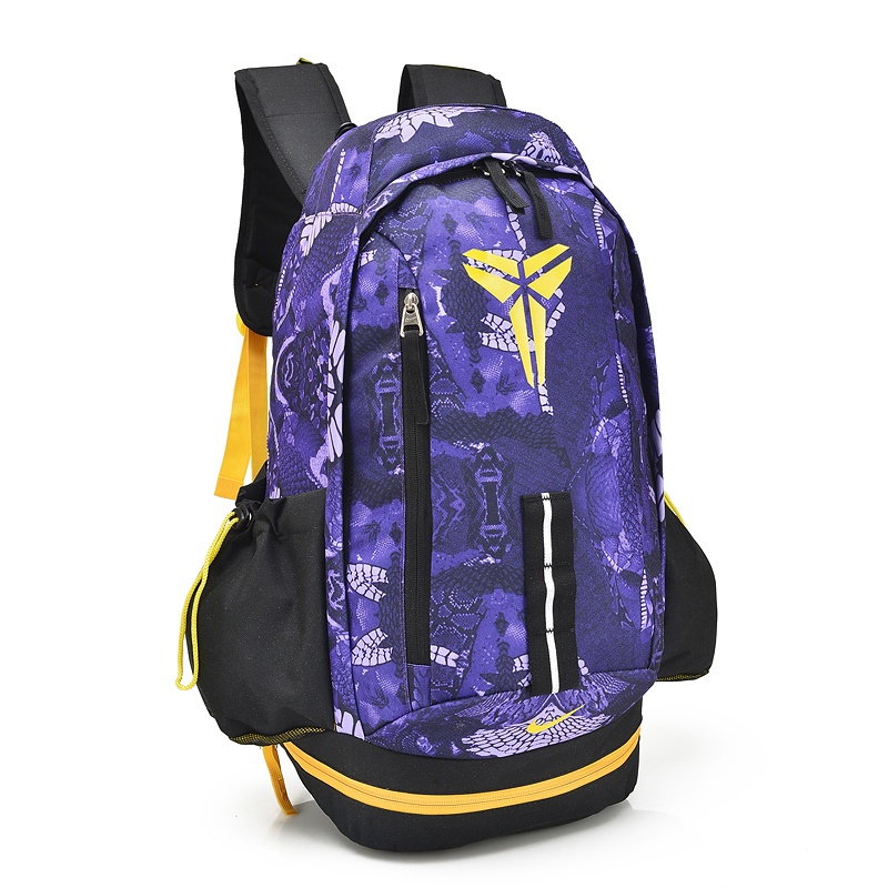 KOBE Large Capacity Basketball Bag Backpack Black Mamba Student School
