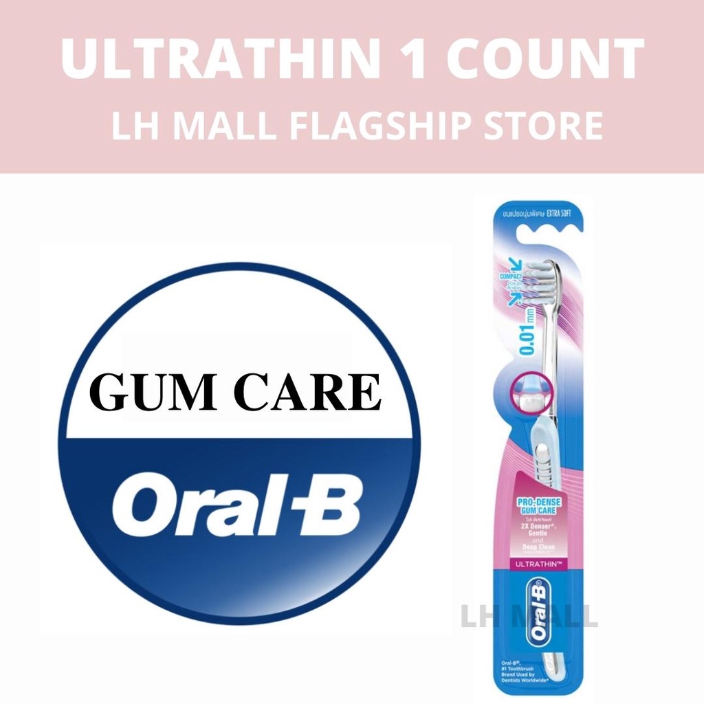OralB UltraThin ProDense Gum Care Manual Toothbrush 1S ( lhmall