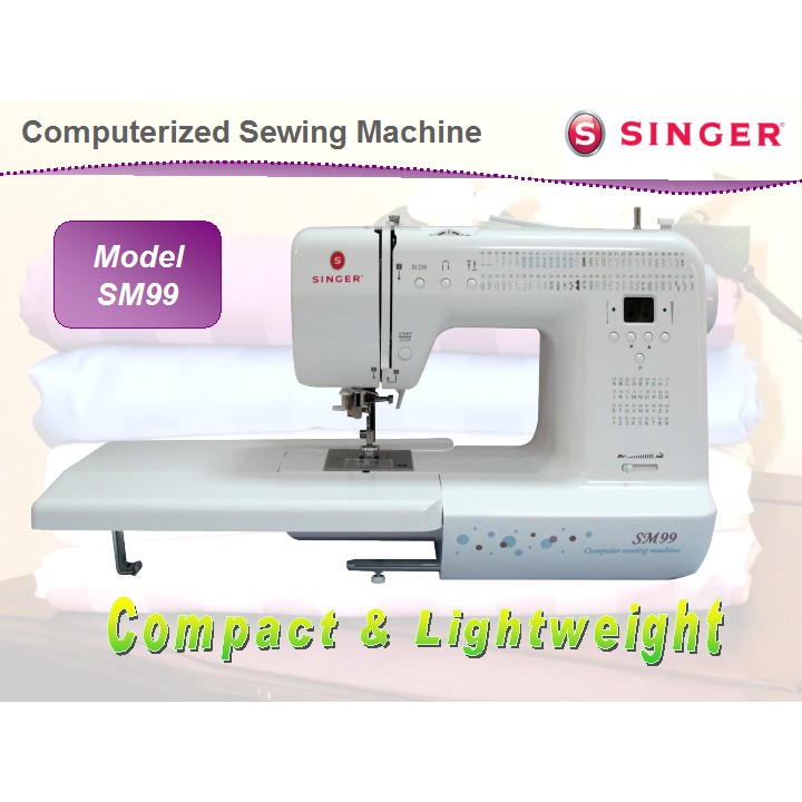 **DISPLAY SET** SINGER COMPUTERIZED SEWING MACHINE / MESIN JAHIT SINGER