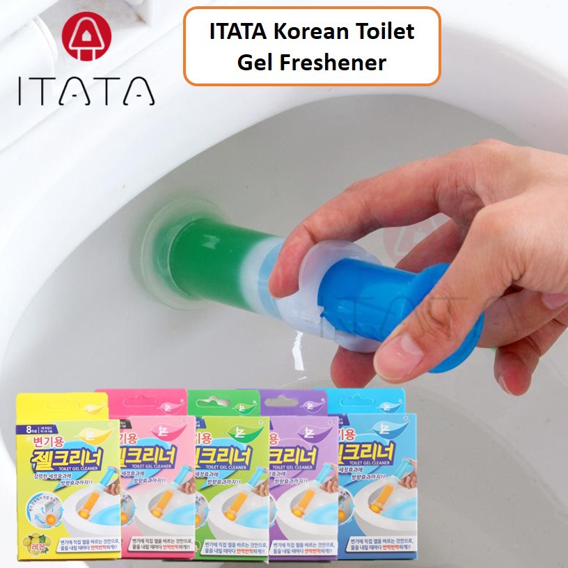 Korean Toilet Gel Freshener Magic Push Type Bathroom Scented Wash Basin
