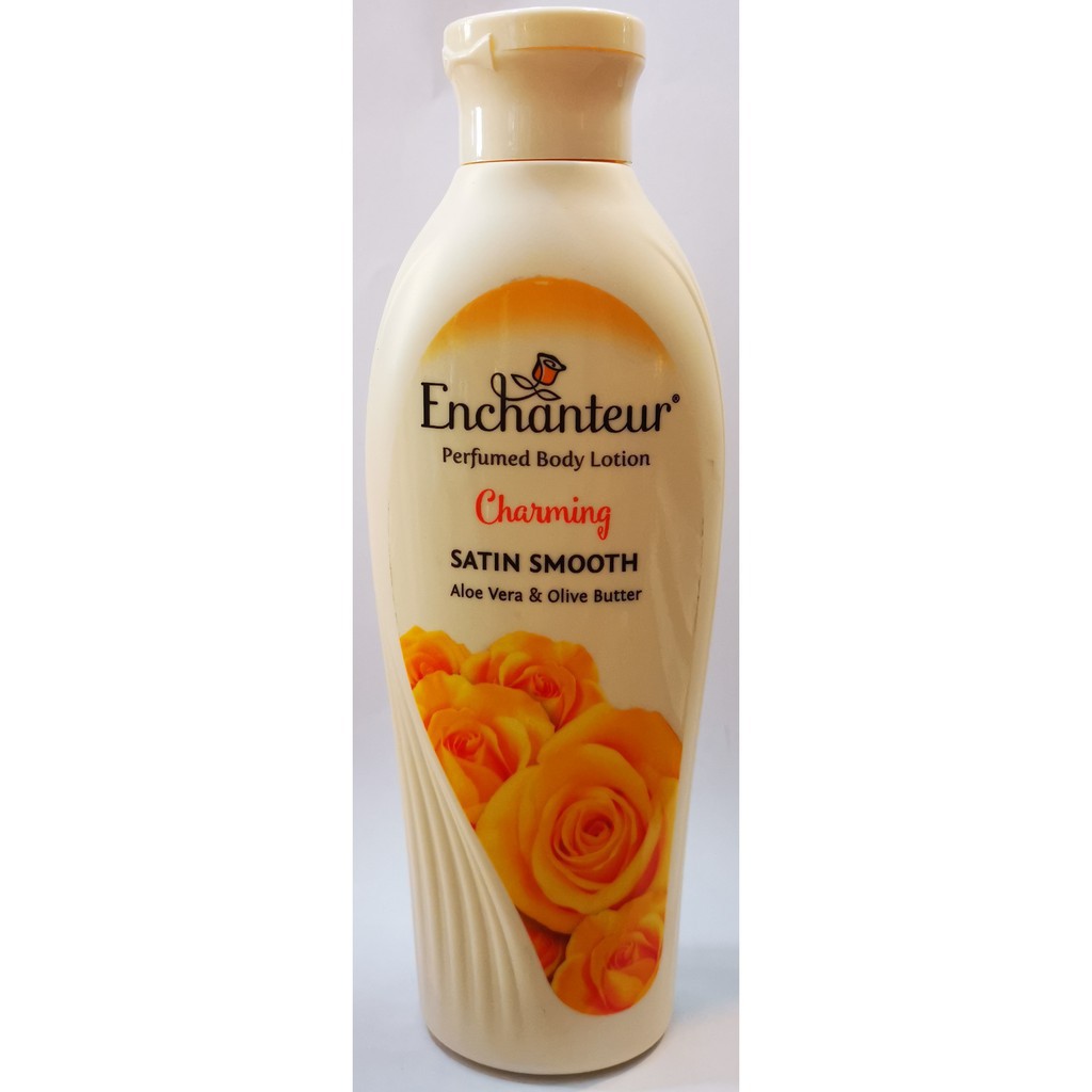 ENCHANTEUR CHARMING SATIN SMOOTH PERFUMED BODY LOTION 250ML Shopee