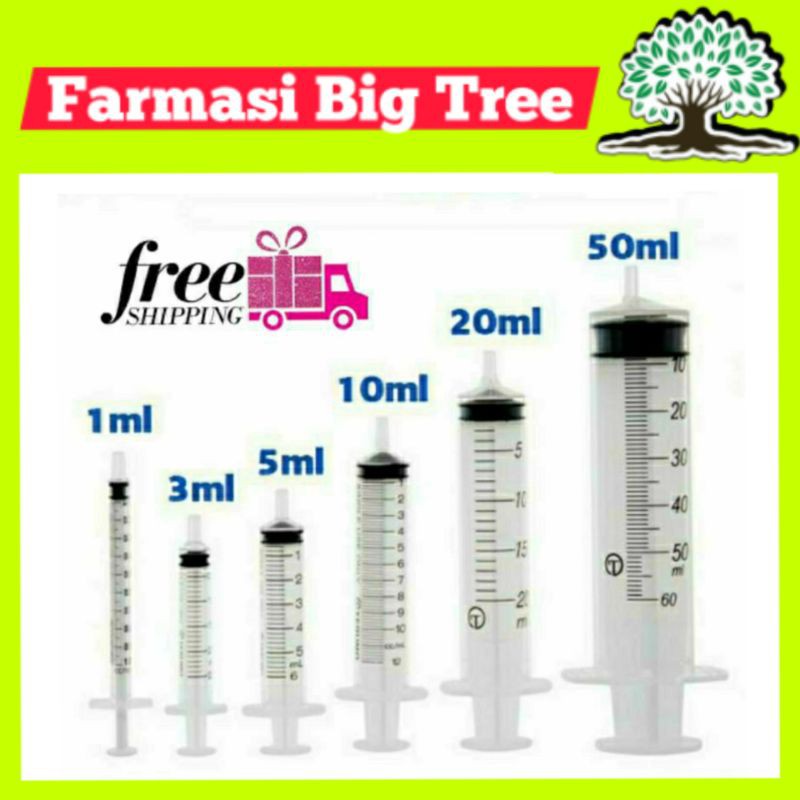 Disposable Syringe / PICAGARI (1ml/3ml/5ml/10ml/20ml/50ml