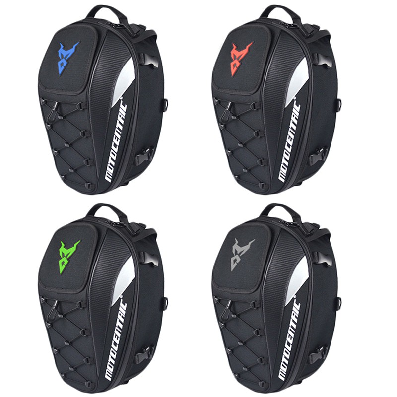 MOTOCENTRIC Waterproof Motorcycle Tail Bag MultiFunctional Durable