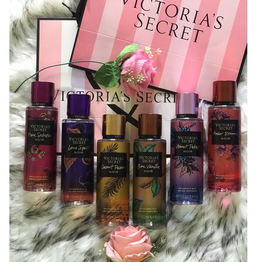 Victoria Secret NOIR Body Mist Fragrance Collections 250ml Shopee