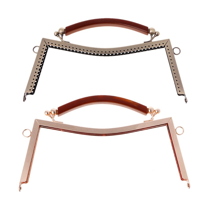 SEN 1PC Metal Frame Clasp Lock For Sewing Coin Purse Bag Accessories