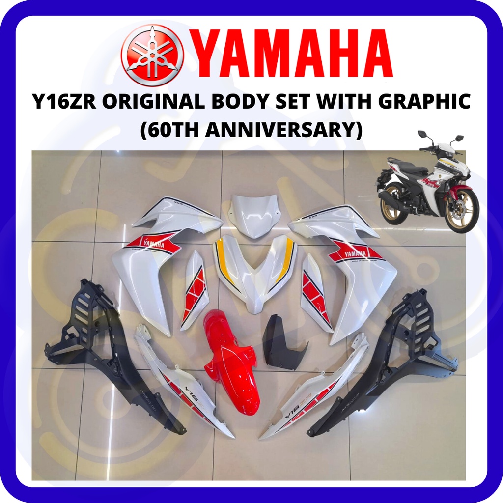 YAMAHA COVER SET BODY SET ORIGINAL MOTOR Y16ZR 60TH ANNIVERSARY WITH