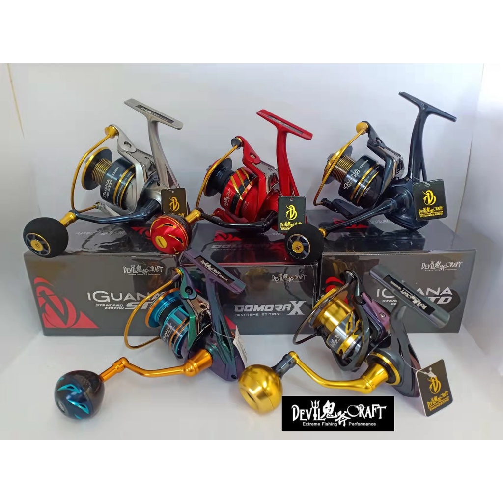 DEVIL CRAFT IGUANA FISHING REEL SERIES ( IGAUANAX / RED POWER / STD