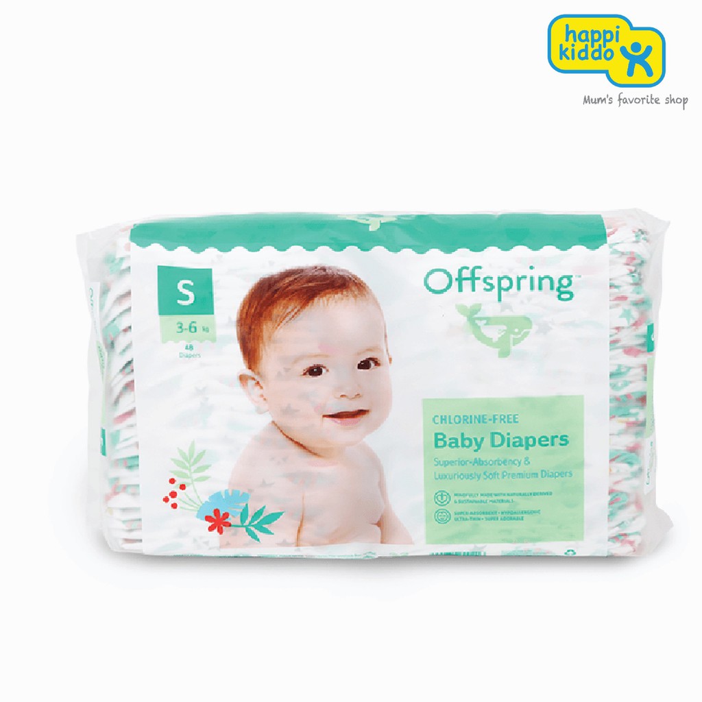 Offspring Fashion Tape Chlorine Free Diapers Shopee Malaysia
