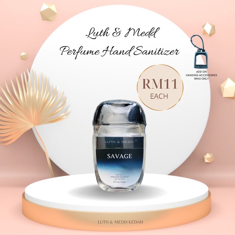 LUTH & MEDD HAND SANITIZER PERFUME SANITIZER SPRAY ANTIBAC