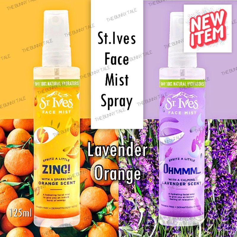 Clearance St. Ives Ohmmm Lavender Orange Scent Face Mist Spray 125ml Shopee Malaysia