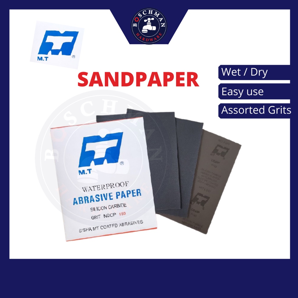 MT Sandpaper Wet Dry Sand Paper Abrasive Paper Waterproof Electro