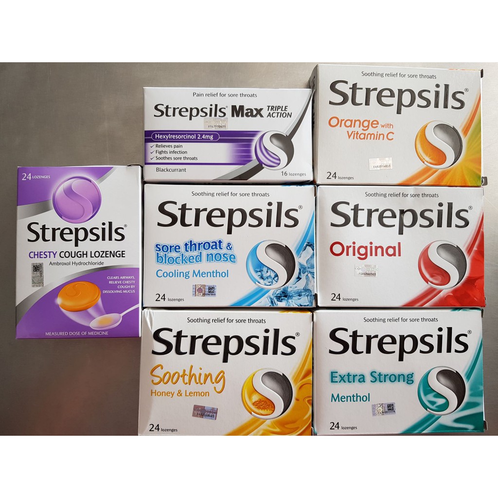 Strepsils 24 Loz(Strepsils max 16Loz) Shopee Malaysia