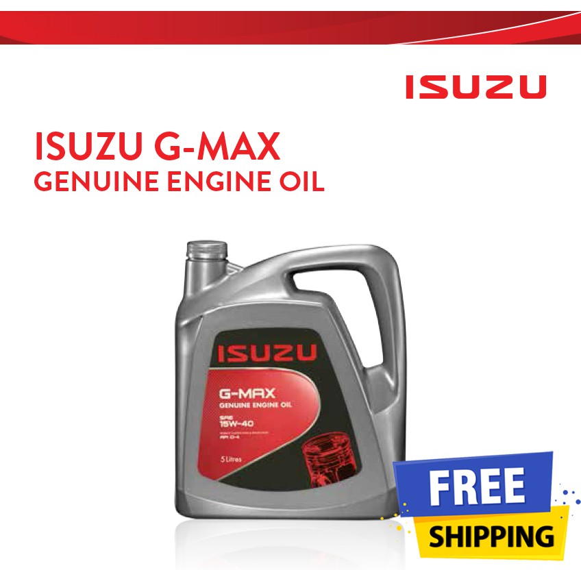 Original ISUZU GMAX 15W40 CI4 ENGINE OIL (5L) 15W40