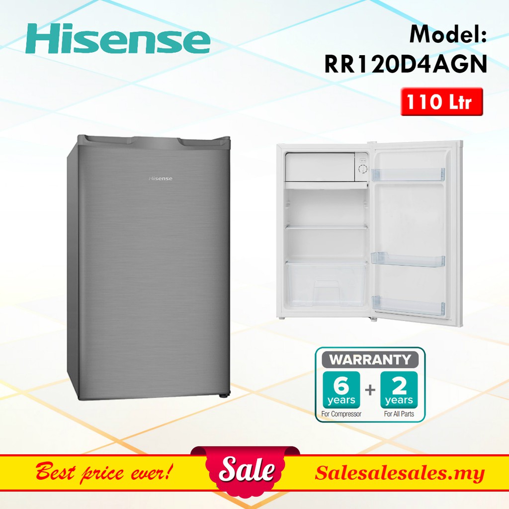 Haier / Midea / Hisense 1Door Refrigerator 120L Single Door Small