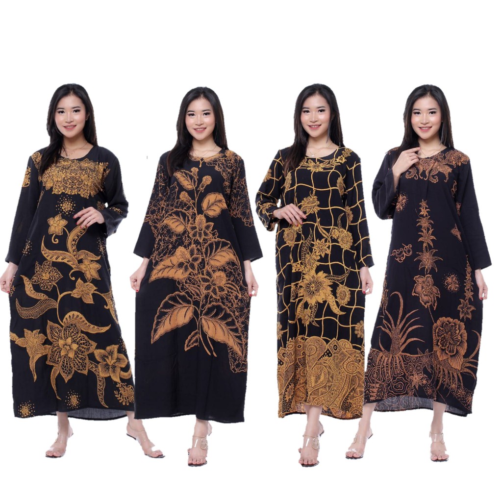 Shopee Pekalongan Dress Gamis Batik Mono Grita Elegant Batik