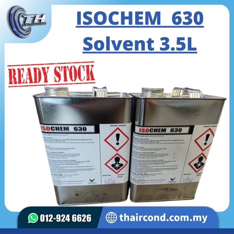 SOLVENT DEGREASER Coil Cleaner Solvent ISOCHEM 630 3.5L Shopee Malaysia