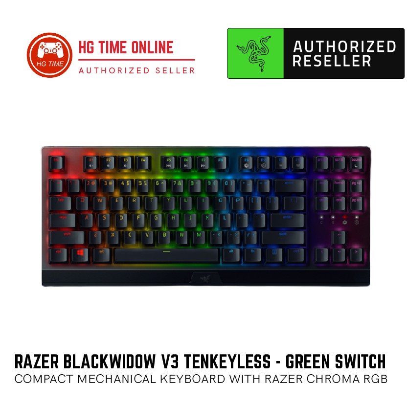 [100 AUTHORIZED] Razer Blackwidow V3 Tenkeyless Green