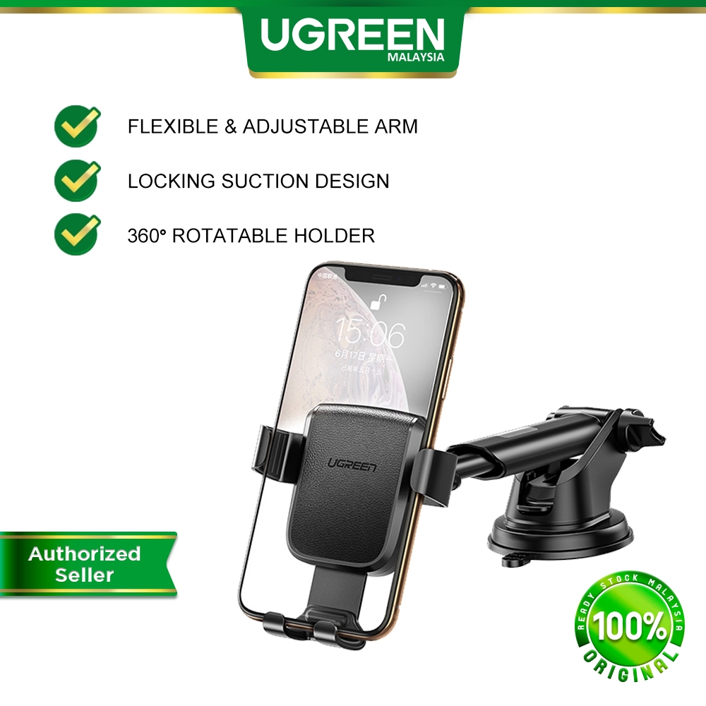 UGREEN Car Phone Holder Mount Holder for Phone in Car 360 Rotation Stand Holders Mounts Stable