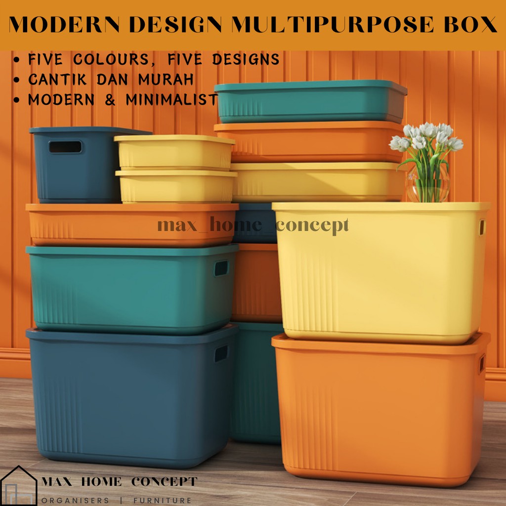 TERMURAH IKEA & MUJI STYLE MULTIPURPOSE STORAGE BOX HOME
