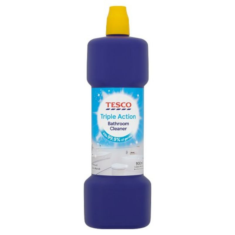 Tesco Triple Action Bathroom Cleaner 900ml Shopee Malaysia