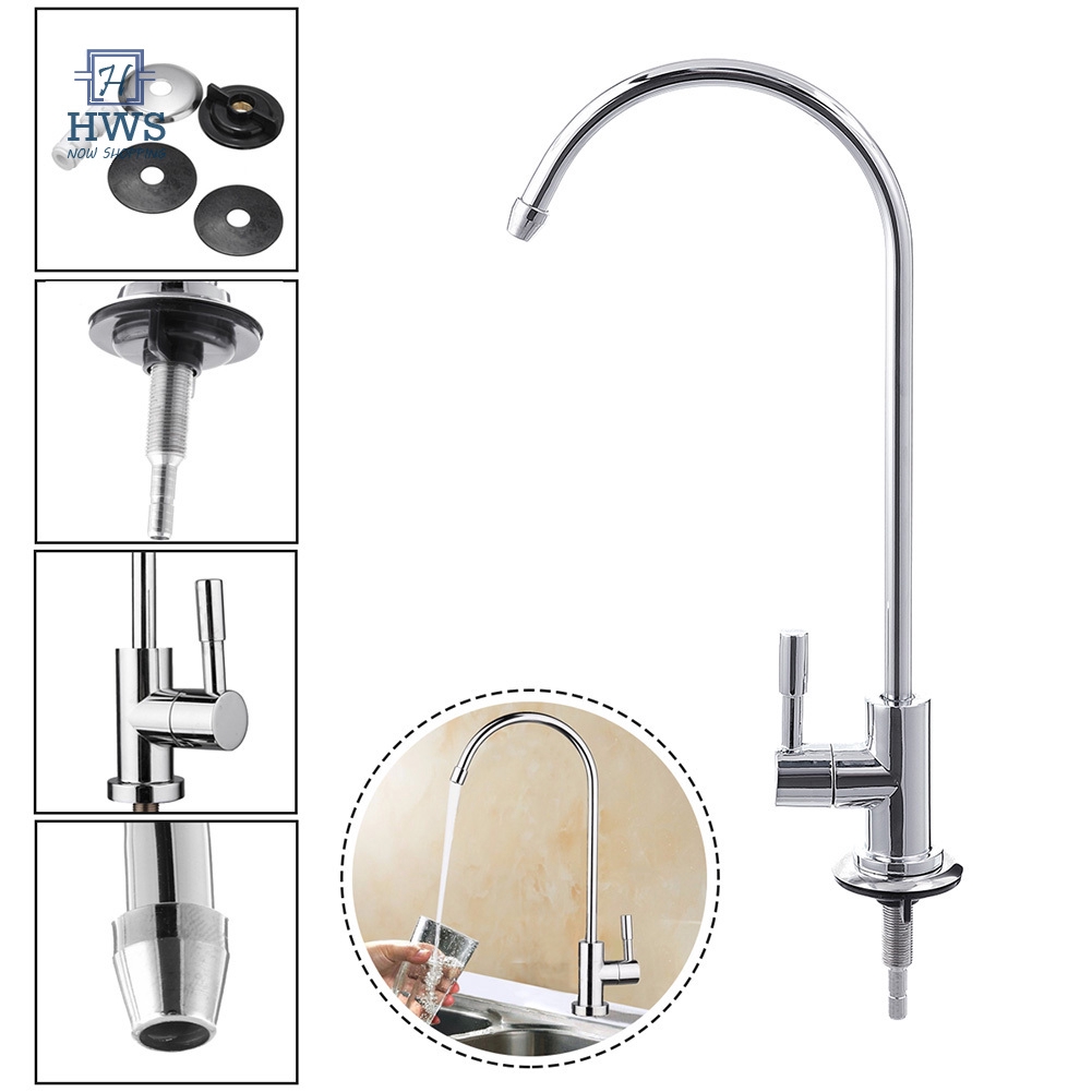 Kitchen 1/4 Inch RO Drinking Water Filter Faucet Reverse Osmosis System