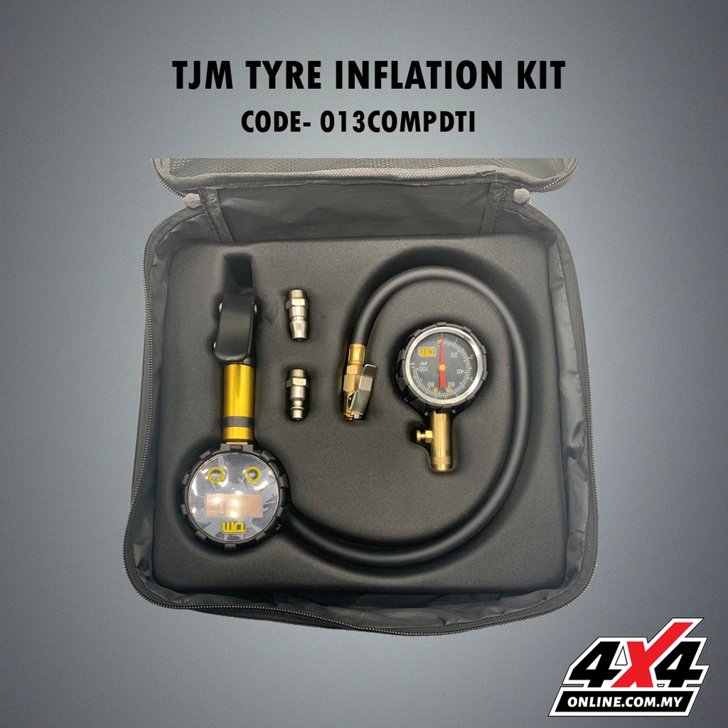 TJM TYRE INFLATION KIT DIGITAL TRYE INFLATOR GAUGE Shopee Malaysia