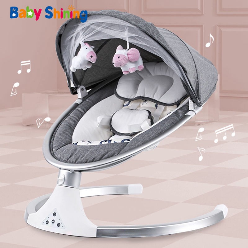 BoPeep Baby Swing Cradle Rocker Bed Electric Bouncer Seat Infant Remote