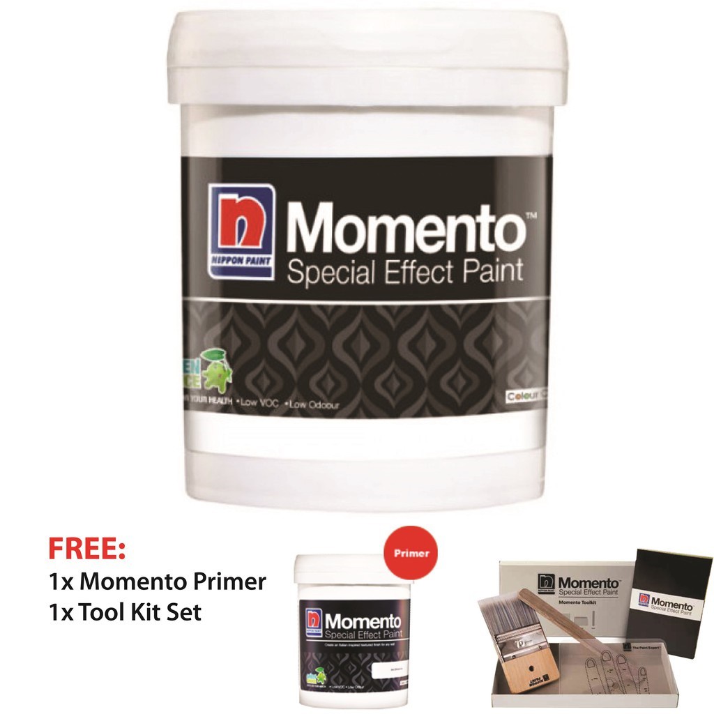 NIPPON PAINT MOMENTO® Textured SeriesElegent (FREE Momento Toolkit