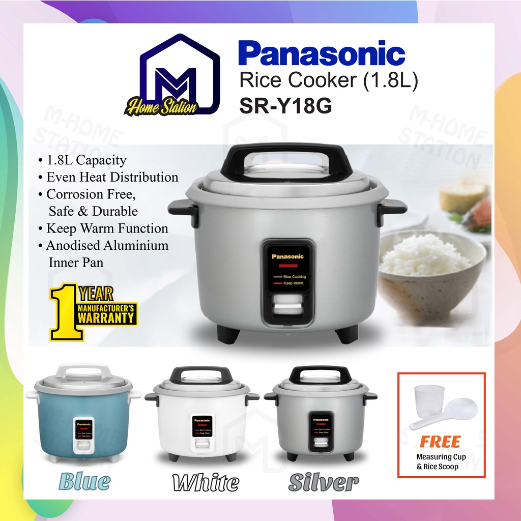 Panasonic 1.8L Conventional Rice Cooker SRY18G Periuk Nasi ( REPLACE