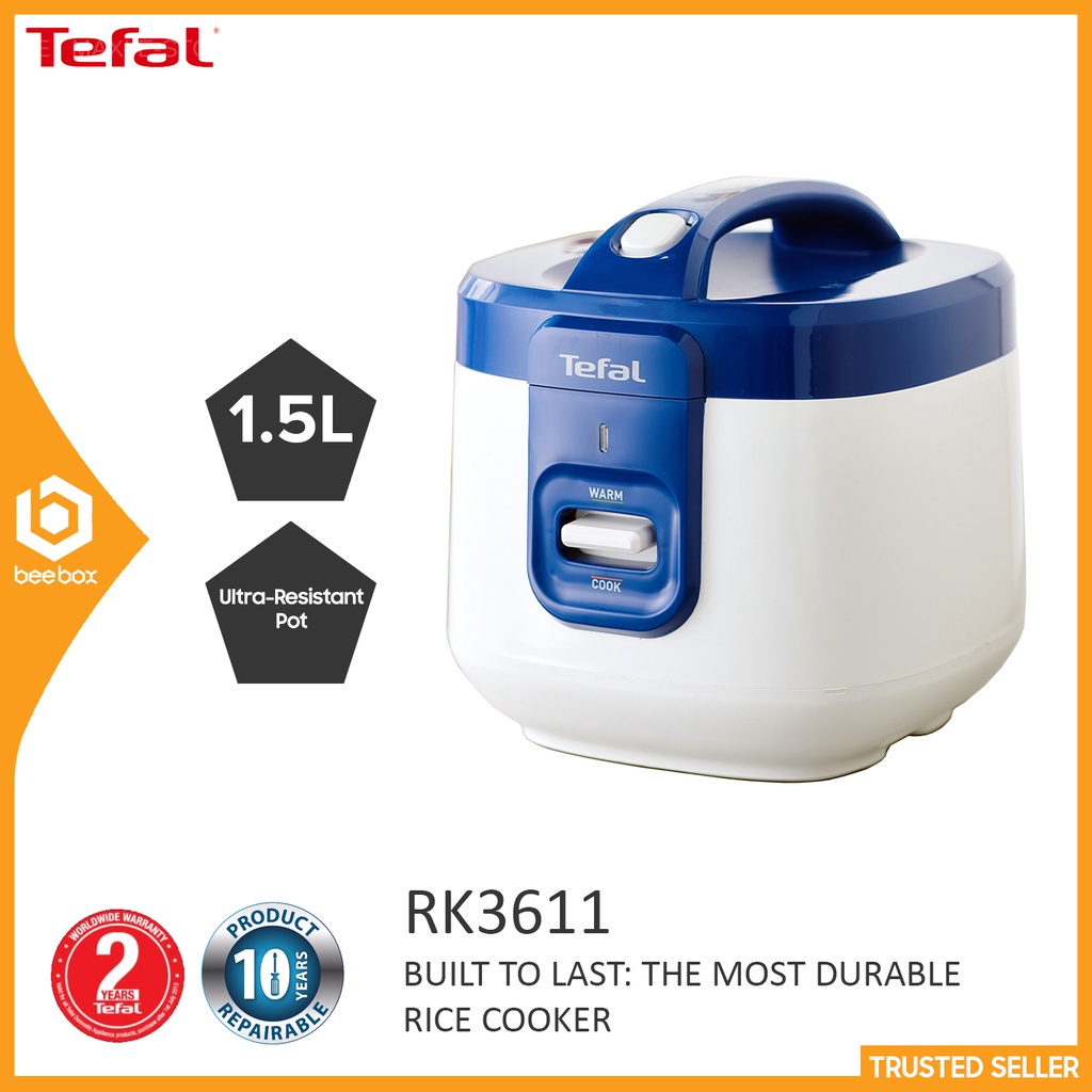 Tefal RK3611 EVERFORCE Rice Cooker 1.5 Liter Non Stick Inner Pot (8 cups) Shopee Malaysia