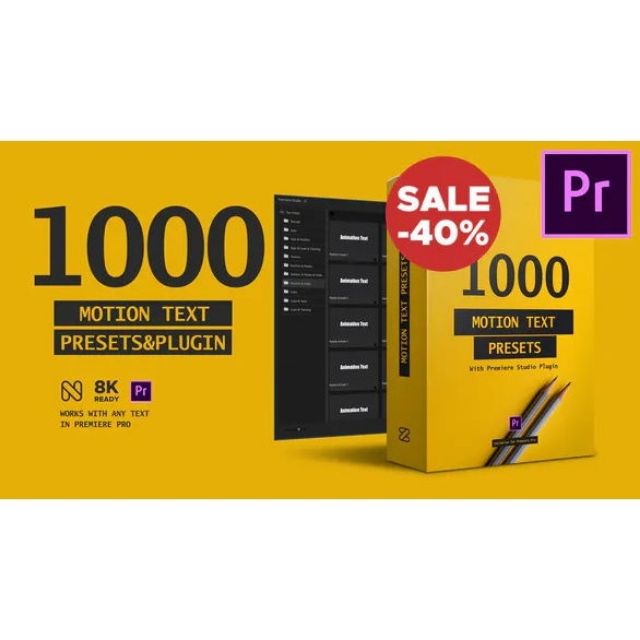 Text Presets Premiere Studio Plugin 23658204 Videohive Adobe