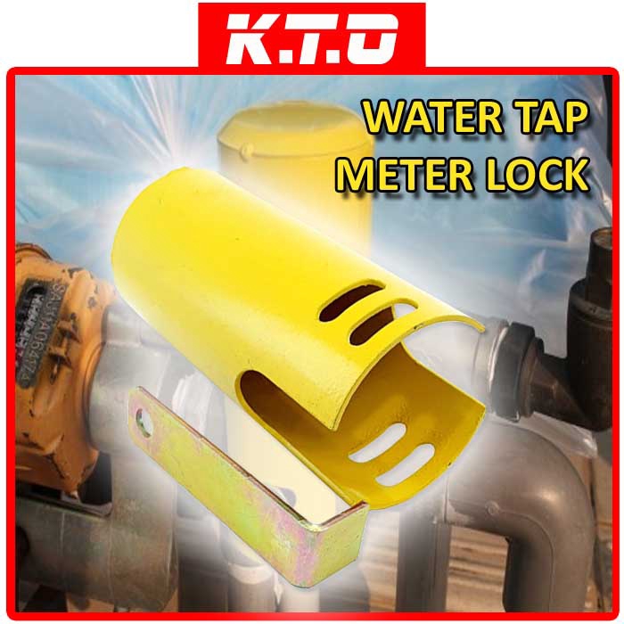 METAL OUTDOOR SECURITY ANTI THEFT WATER TAP METER LOCK / PENGUNCI METER