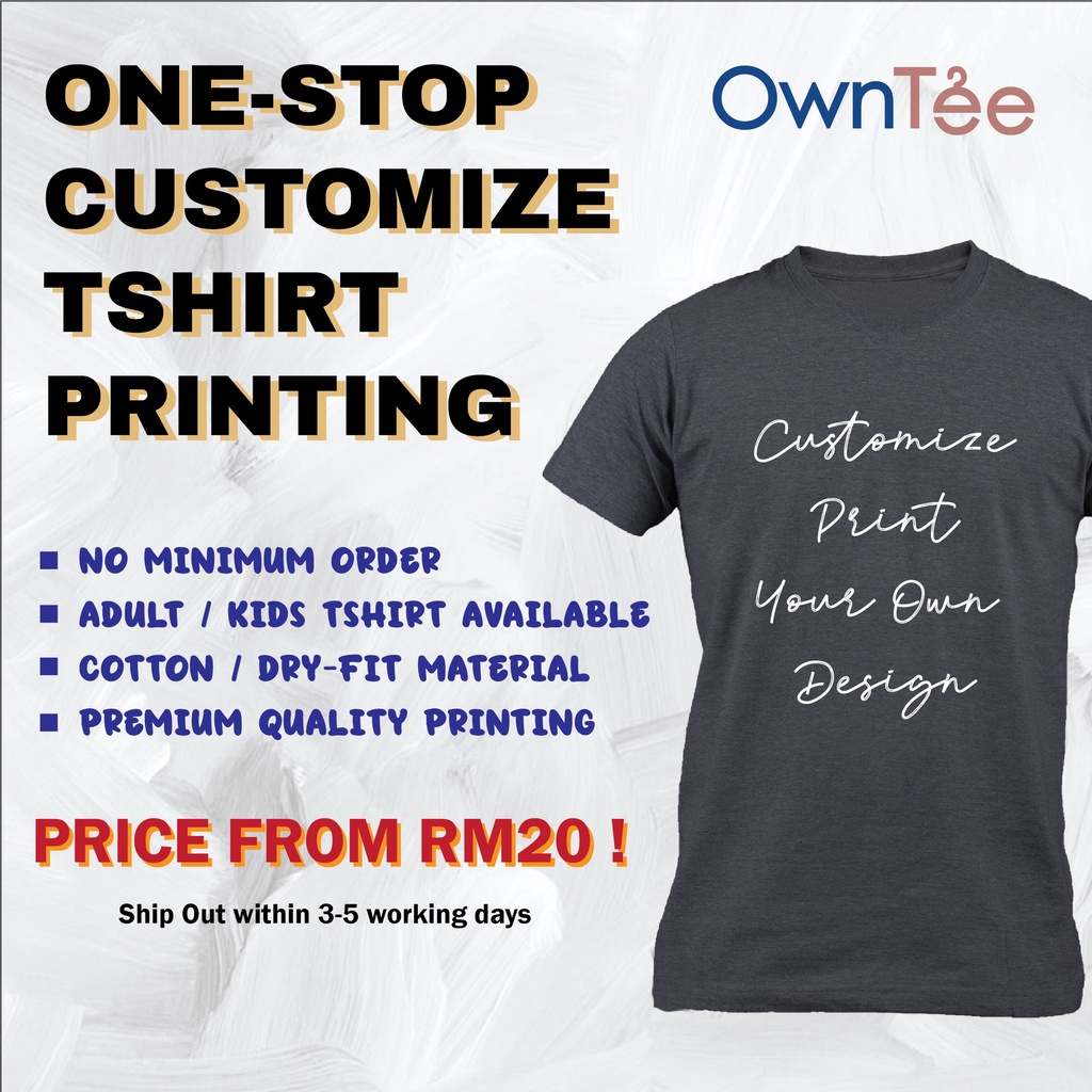 Design Your Own Shirt No Minimum