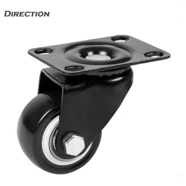 2" (50mm) PU Swivel Caster Wheel Roller 50KG (1 Unit) Load Heavy Duty Roda Shopee Malaysia