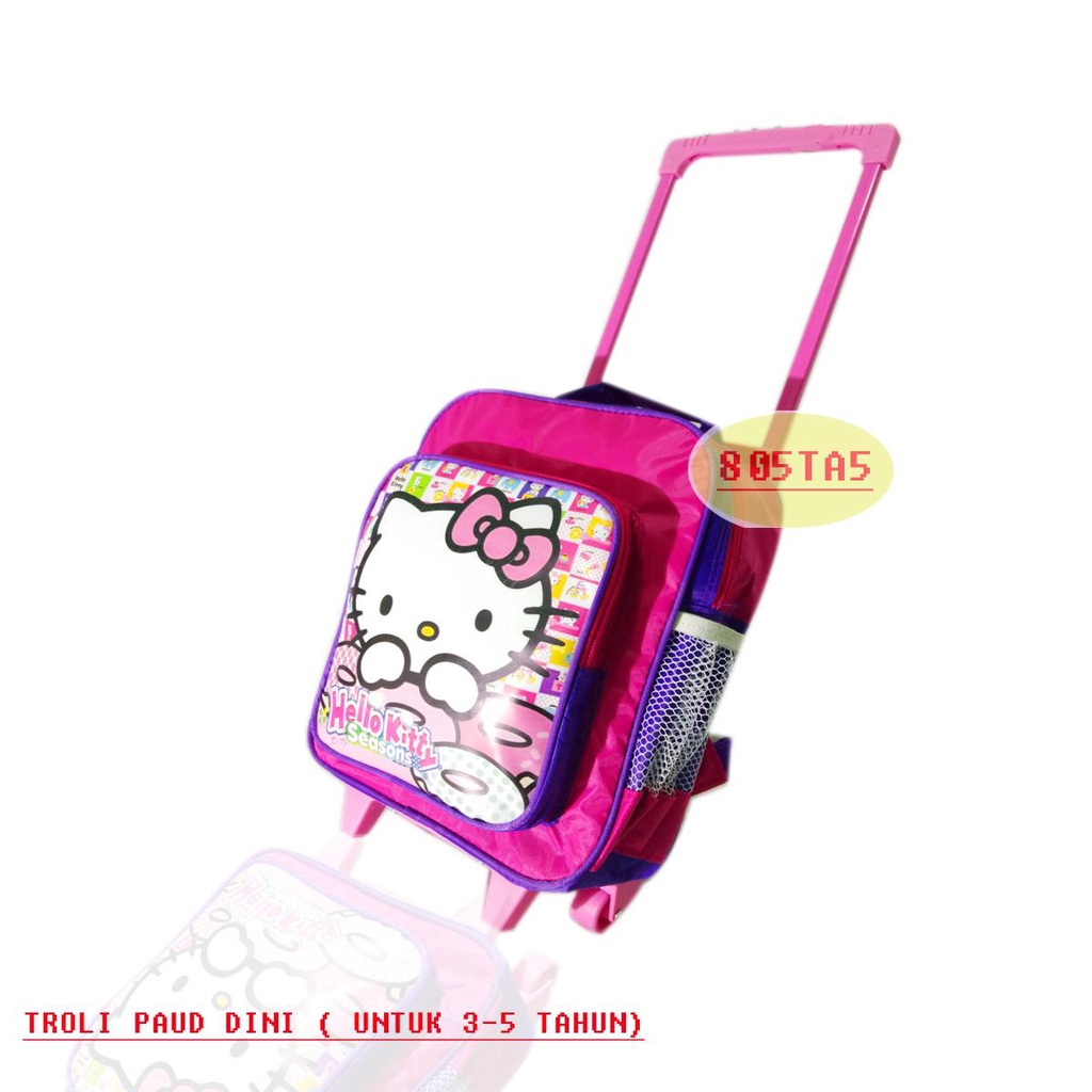 Girls Trolley Bag / Early Childhood Wheel Bag Character Picture Of