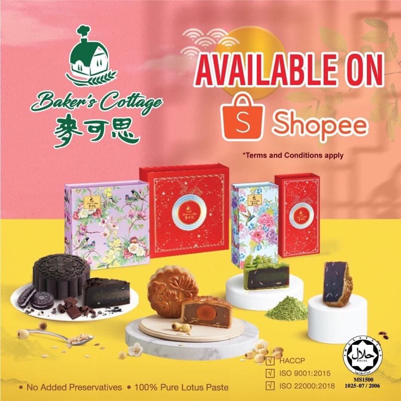 Baker's Cottage Mooncake 麦可思月饼礼盒 自选装配套 HALAL Mooncake 2022 Custom