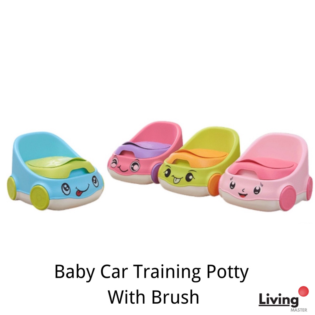Cute Car Design Potty With Brush Potty Training For Kids Commode Chairs