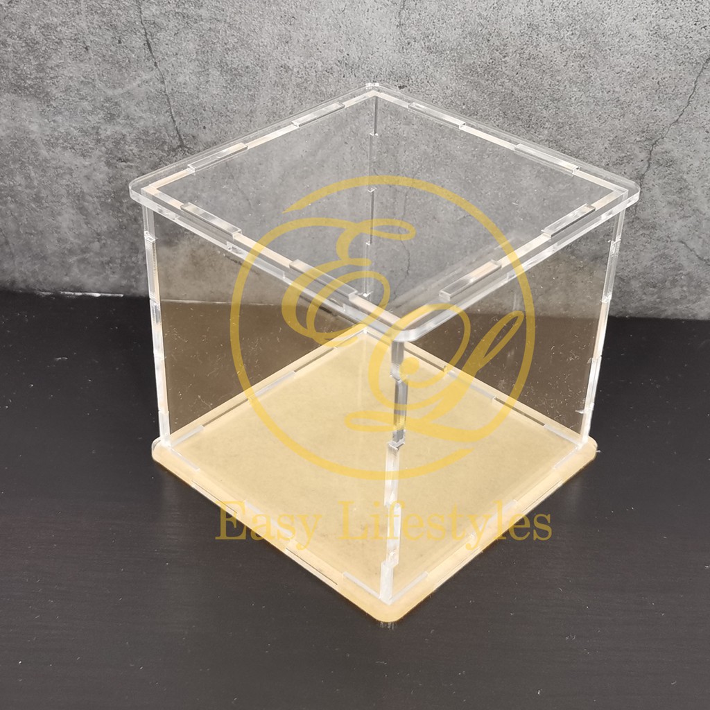 ACRYLIC DISPLAY BOX CASE DIY DIE CAST MODELS DUST FREE SHOWCASE (Custom