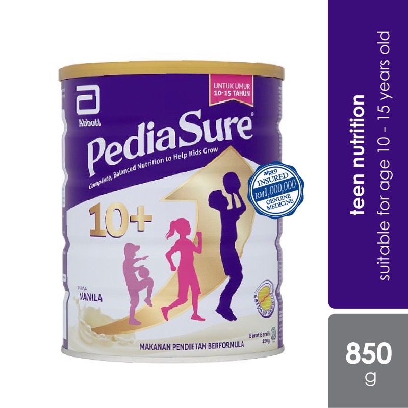Pediasure For age 10 15 (850g) Vanilla (Exp3/2024) Shopee Malaysia