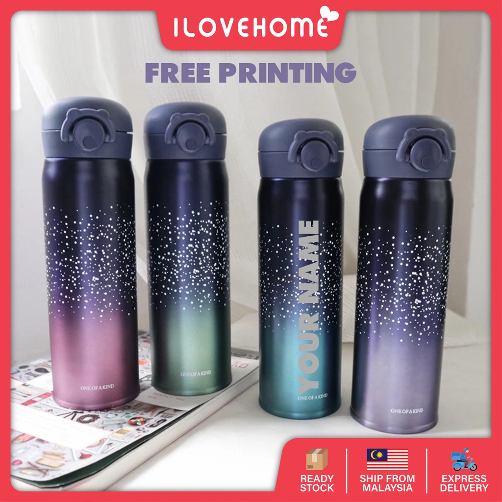 304 Stainless Steel Vacuum Thermos Flask Botol Air Panas BottleTahan