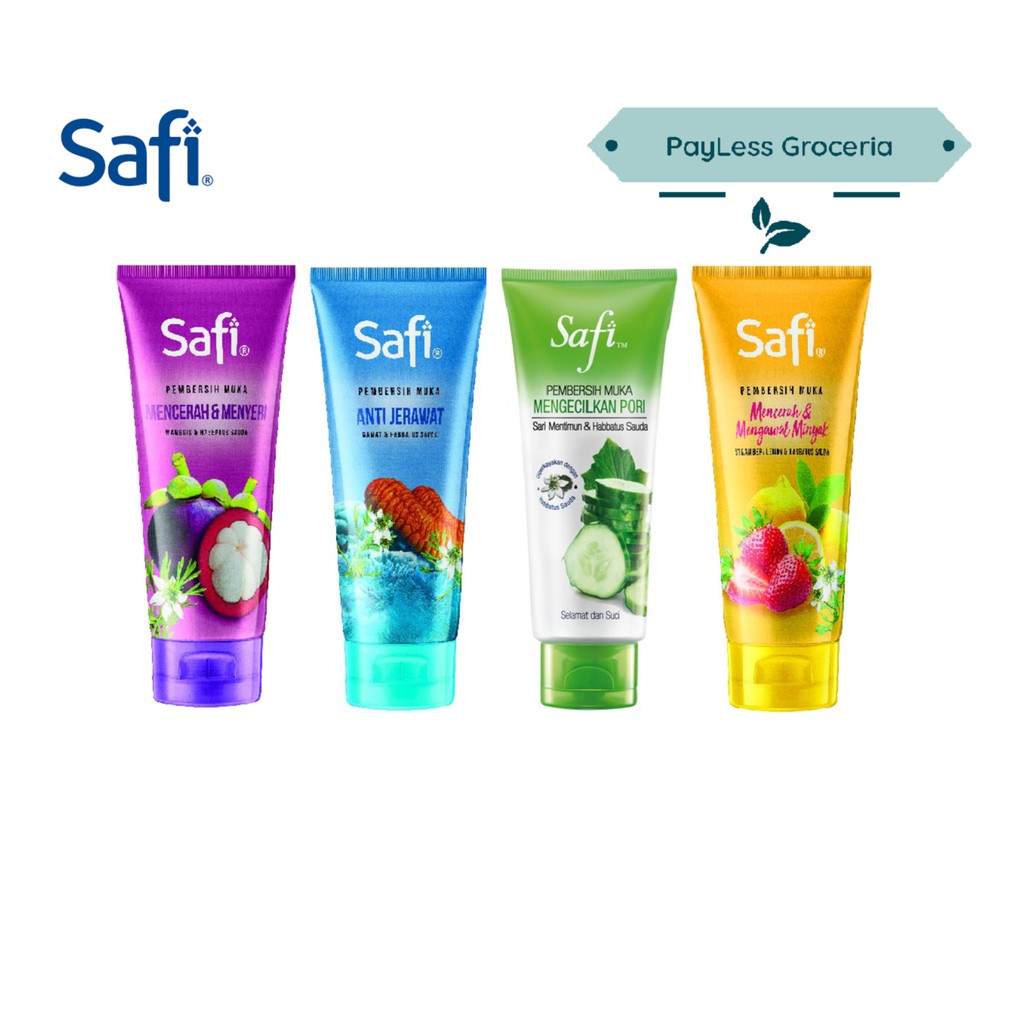 Safi Facial Cleanser / Pembersih Muka 50g Shopee Malaysia