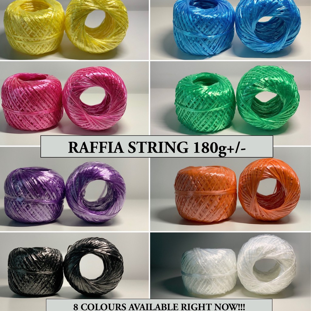 Raffia String / Plastic String / Rope / Tali Rafia Plastik 180g Size
