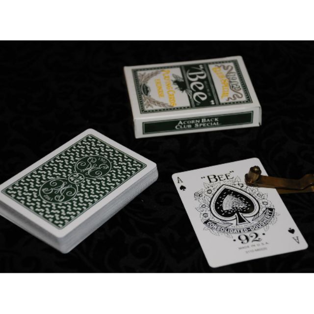 (Limited Edition)Bee Erdnase 1902 Green Acorn Back Playing Cards Shopee Malaysia