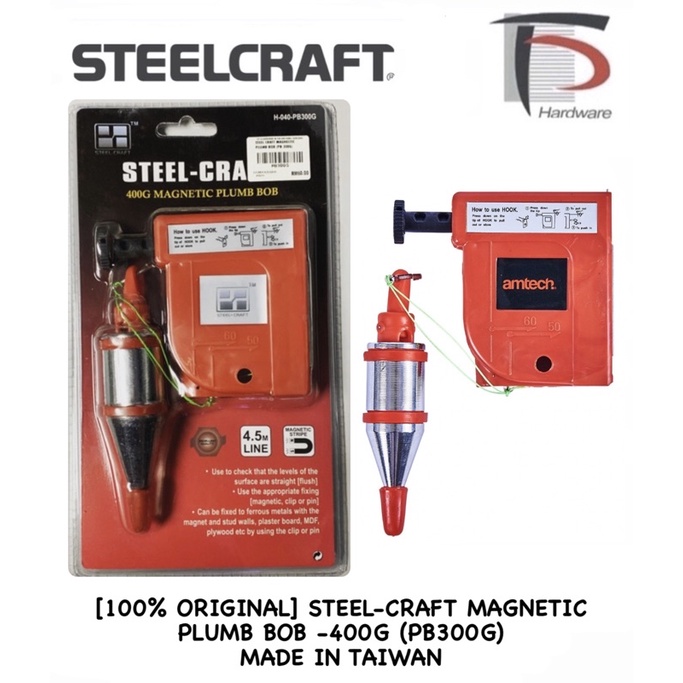 [100 ORIGINAL] STEELCRAFT PLUMB BOB 400G Shopee Malaysia