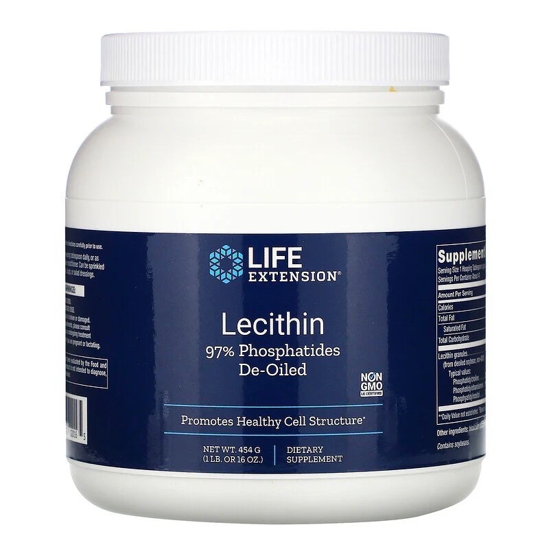 Life Extension, Lecithin, 16 oz (454 g) Shopee Malaysia
