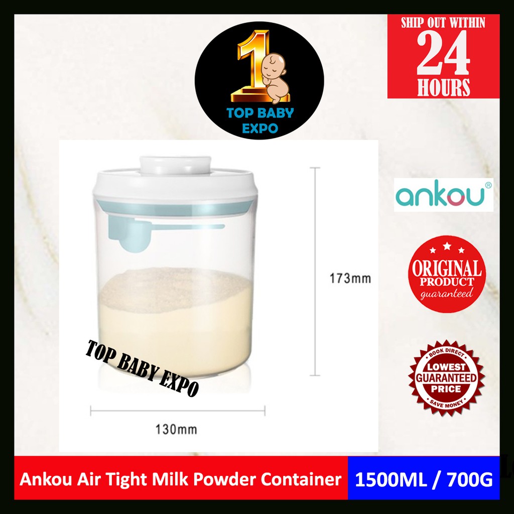 Ankou Air Tight Milk Powder Container Circle (800ml / 1500ml) Shopee Malaysia