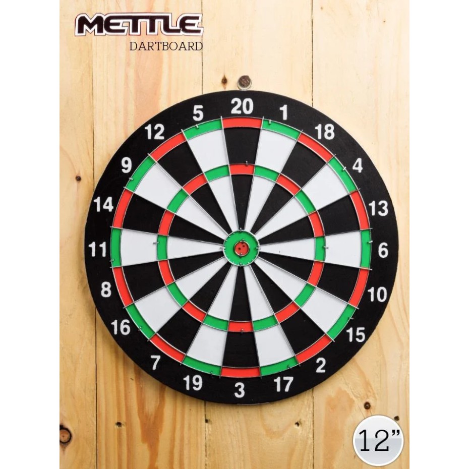 12" METTLE DartBoard Papan Dart Shopee Malaysia