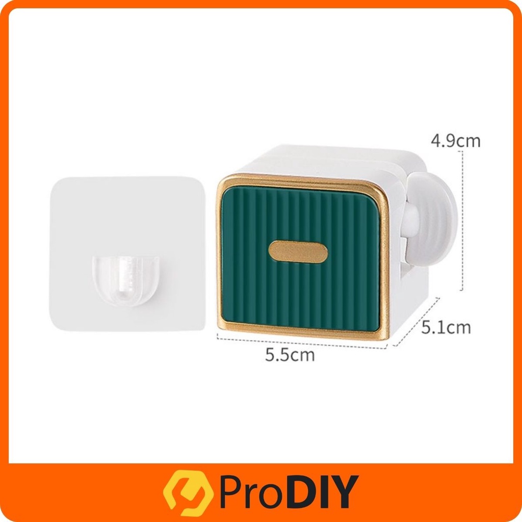 Wall Mounted Toothpaste Squeezer Dispenser Push Tube Roller Rotate