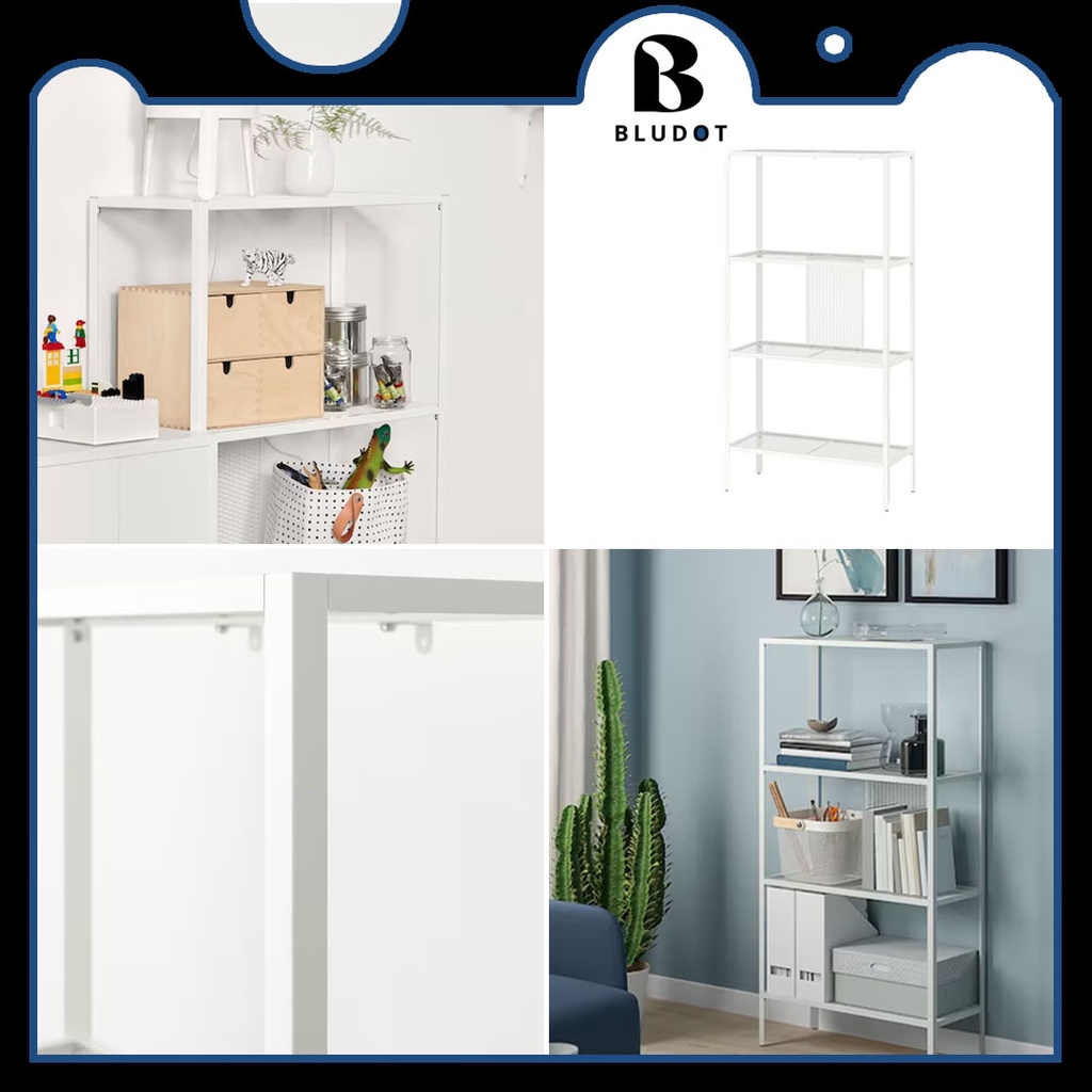 IKEA METAL SHELF BAGGEBO SHELVING UNIT STORAGE STORAGE SHELF