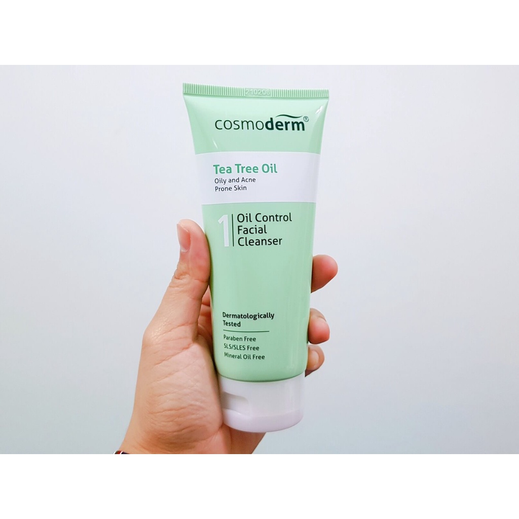 COSMODERM Tea Tree Oil Facial Cleanser 125ml (NEW PACKAGING) Shopee
